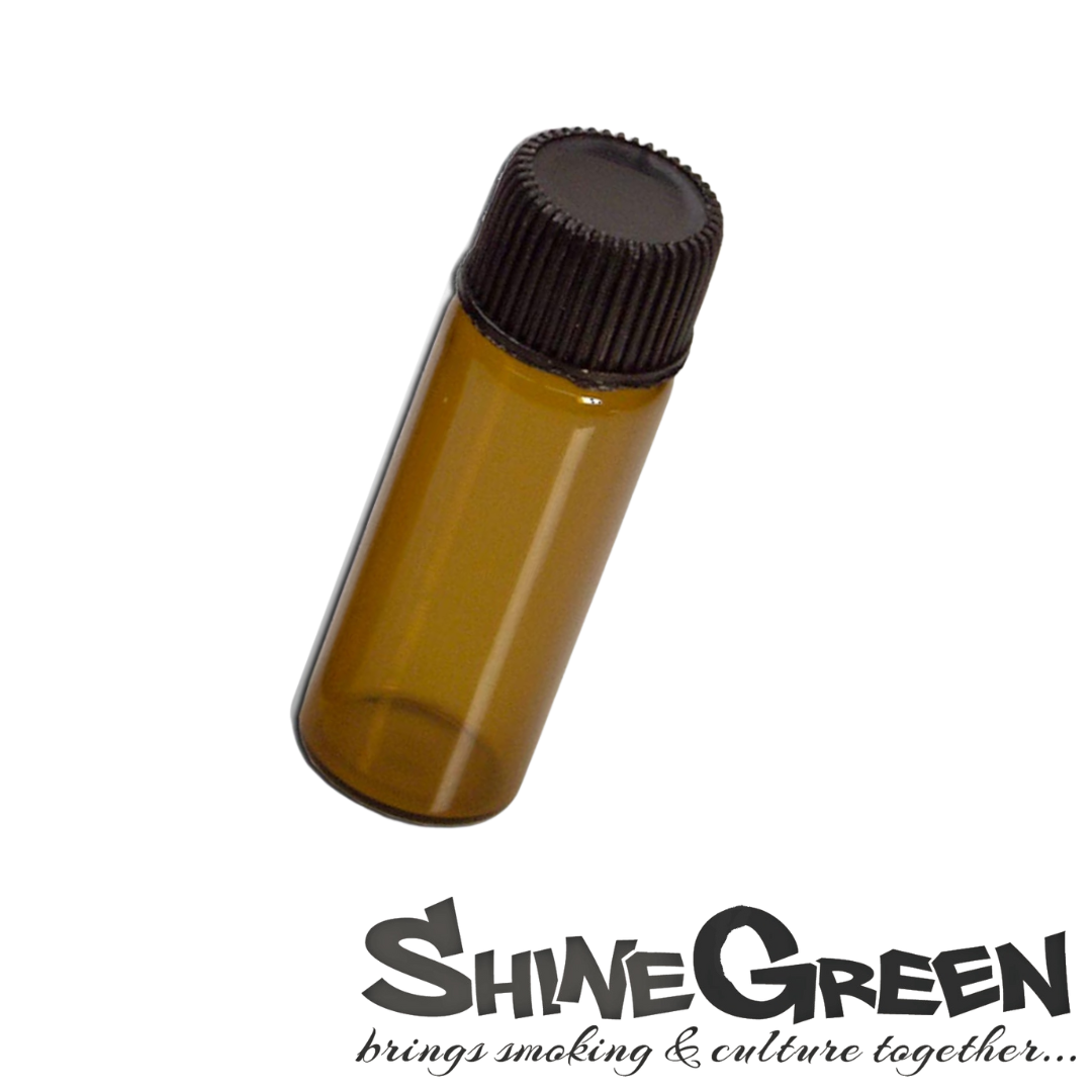 Fläschchen, Glas, Braun, 10ml